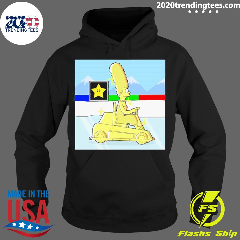 Official marge Simpson Super Mario Game - Adult & Kids T-Shirts, Sweatshirts & Hoodies apparel design preview 2