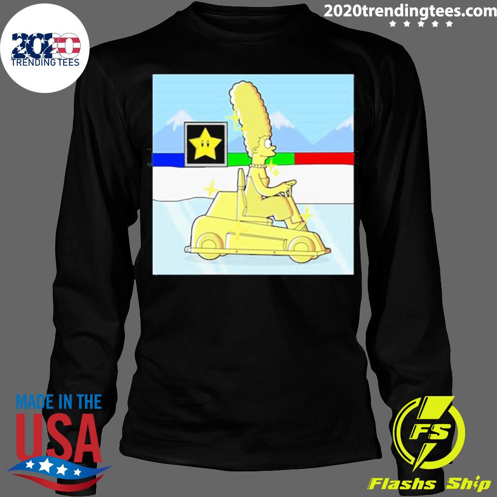 Official marge Simpson Super Mario Game - Adult & Kids T-Shirts, Sweatshirts & Hoodies apparel design preview 4