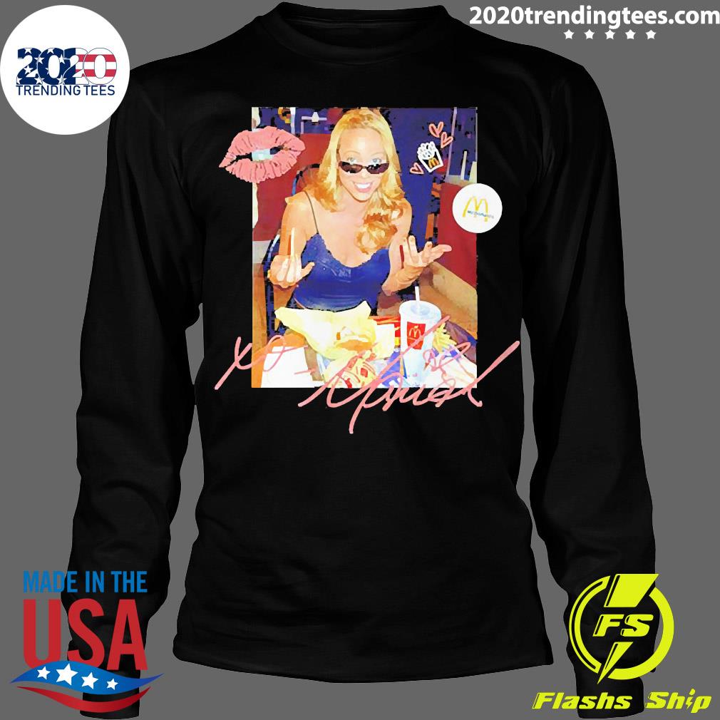 Official Mariah Carey Mcdonalds - Adult & Kids T-Shirts, Sweatshirts & Hoodies apparel design preview 4