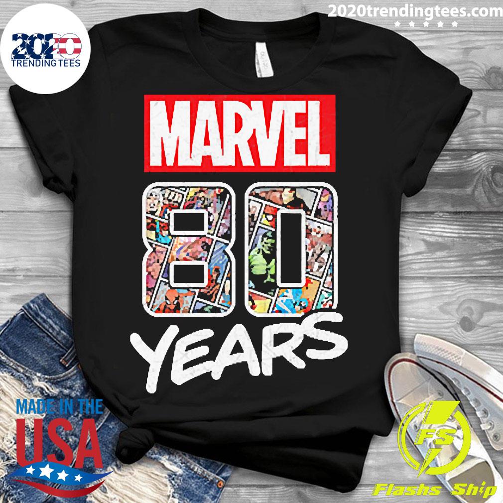 Official marvel 80 Years Comic Events Celebration - Adult & Kids T-Shirts, Sweatshirts & Hoodies apparel design preview 3