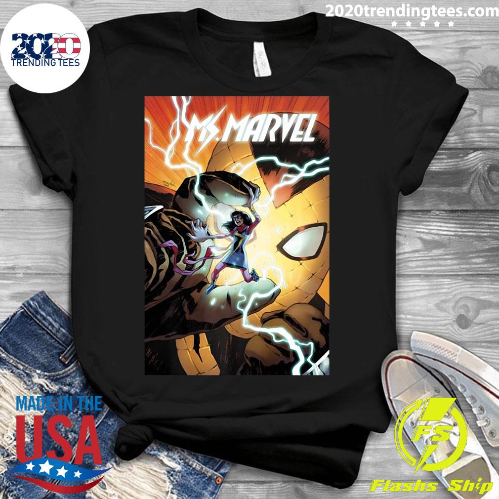 Official Marvel Ms. Shocker Comic Cover - Adult & Kids T-Shirts, Sweatshirts & Hoodies apparel design preview 3