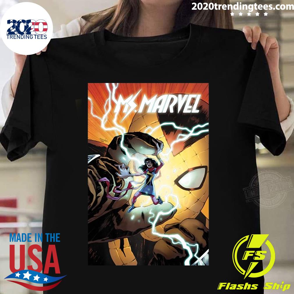 Official Marvel Ms. Shocker Comic Cover - Adult & Kids T-Shirts, Sweatshirts & Hoodies apparel design preview 1