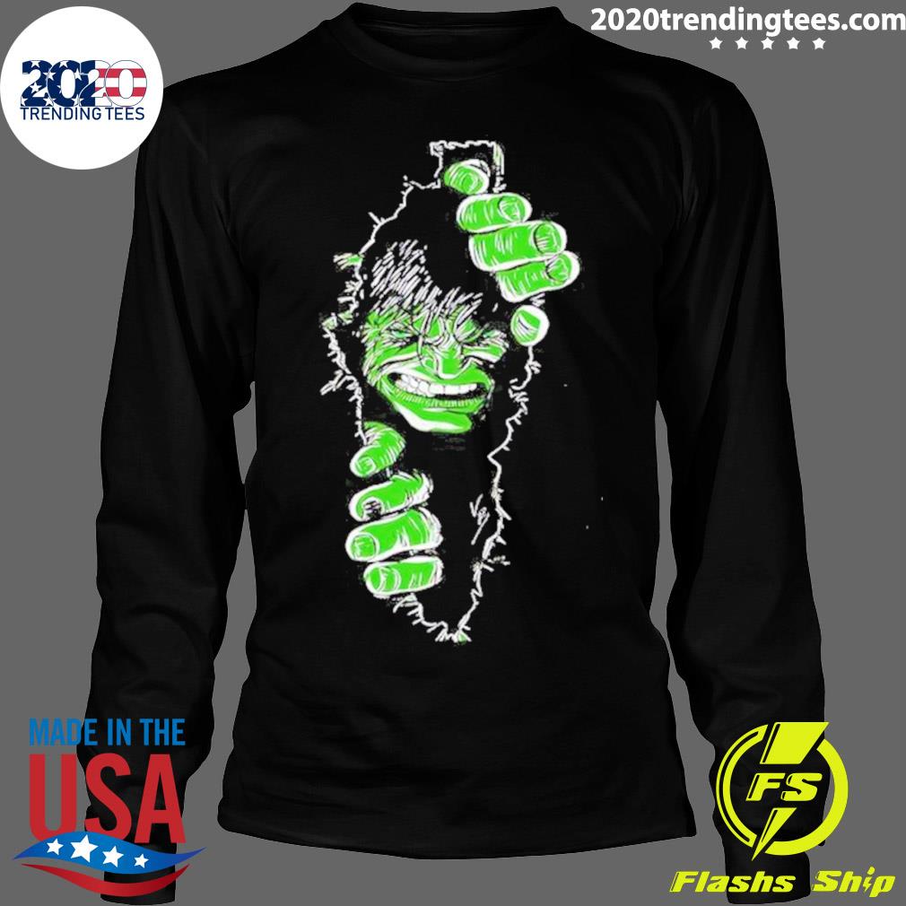 Official marvel The Incredible Hulk Avenger - Adult & Kids T-Shirts, Sweatshirts & Hoodies apparel design preview 4