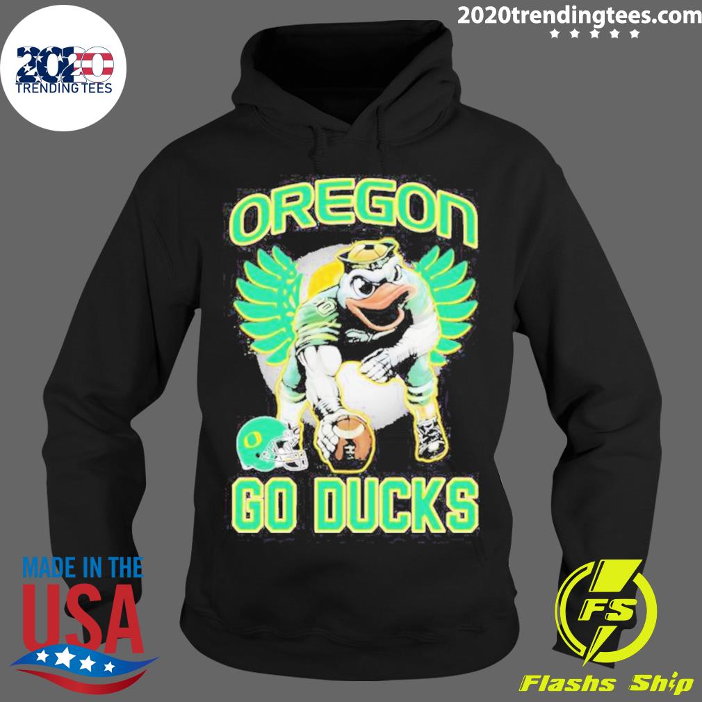 Official mascot Oregon go Ducks - Adult & Kids T-Shirts, Sweatshirts & Hoodies apparel design preview 2