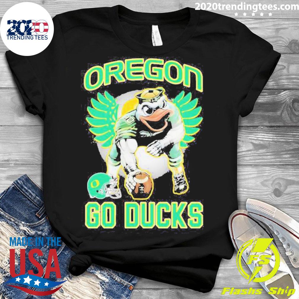 Official mascot Oregon go Ducks - Adult & Kids T-Shirts, Sweatshirts & Hoodies apparel design preview 3