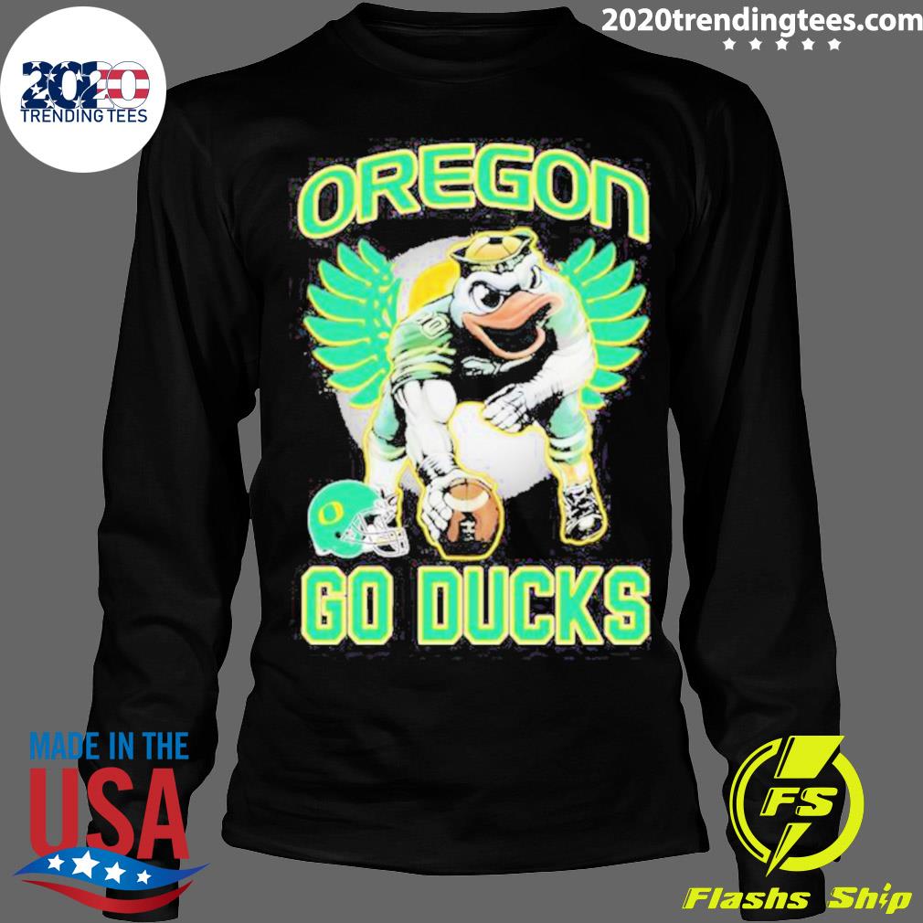 Official mascot Oregon go Ducks - Adult & Kids T-Shirts, Sweatshirts & Hoodies apparel design preview 4