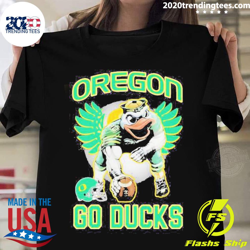 Official mascot Oregon go Ducks - Adult & Kids T-Shirts, Sweatshirts & Hoodies apparel design preview 1