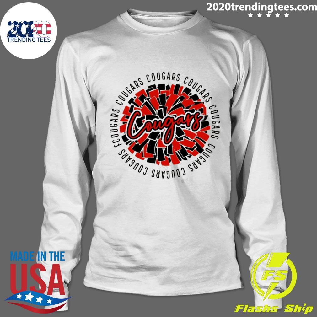 Official mascot pom cougars - Adult & Kids T-Shirts, Sweatshirts & Hoodies apparel design preview 4