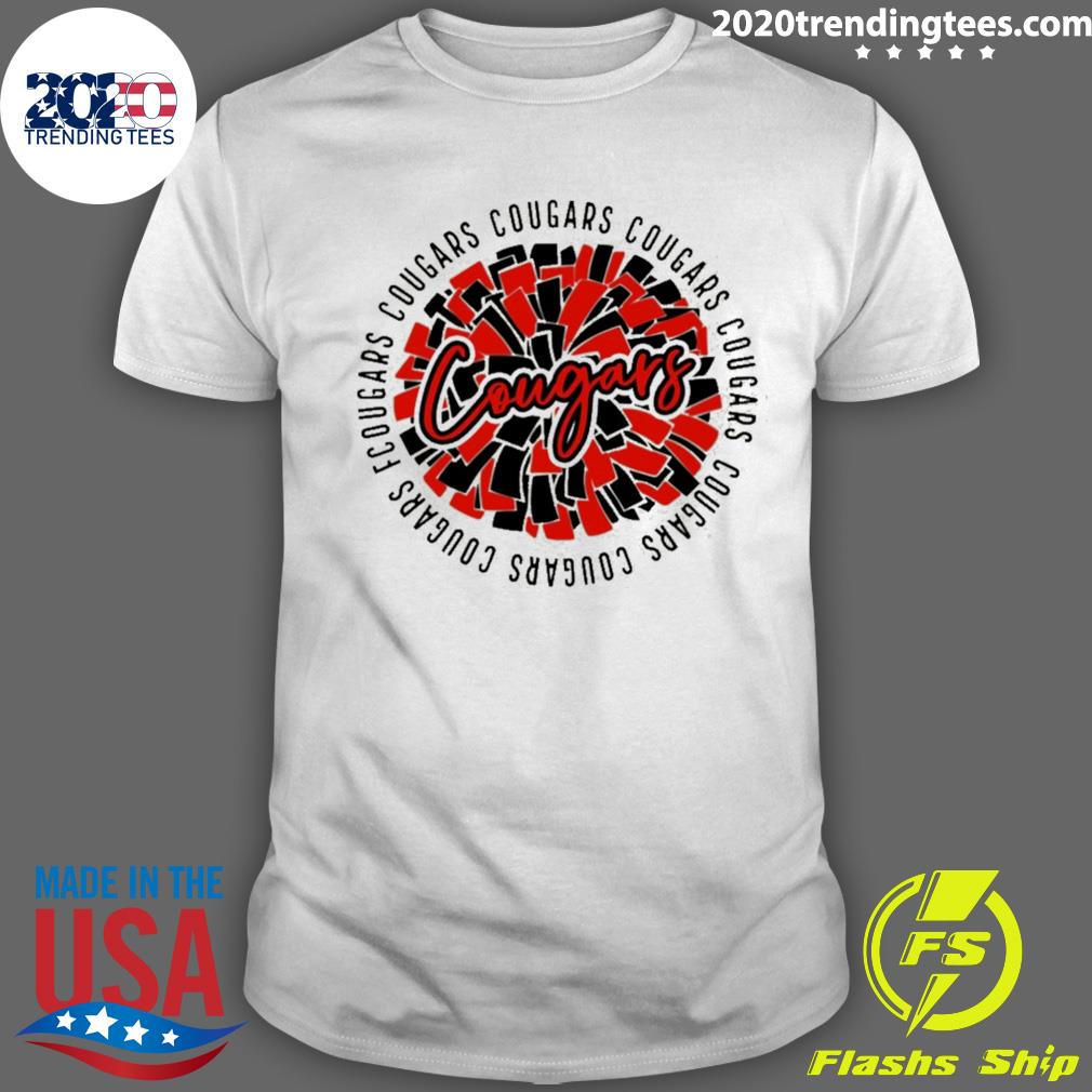 Official mascot pom cougars - Adult & Kids T-Shirts, Sweatshirts & Hoodies apparel design preview 1