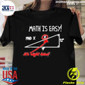 Official math Is Easy Find X It's Right Here - Adult & Kids T-Shirts, Sweatshirts & Hoodies apparel design preview 1
