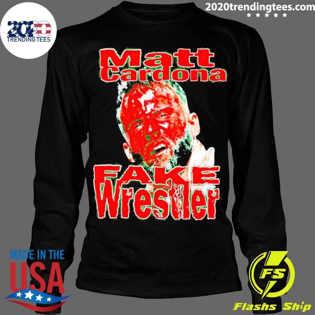 Official matt Cardona Fake Wrestler - Adult & Kids T-Shirts, Sweatshirts & Hoodies apparel design preview 4
