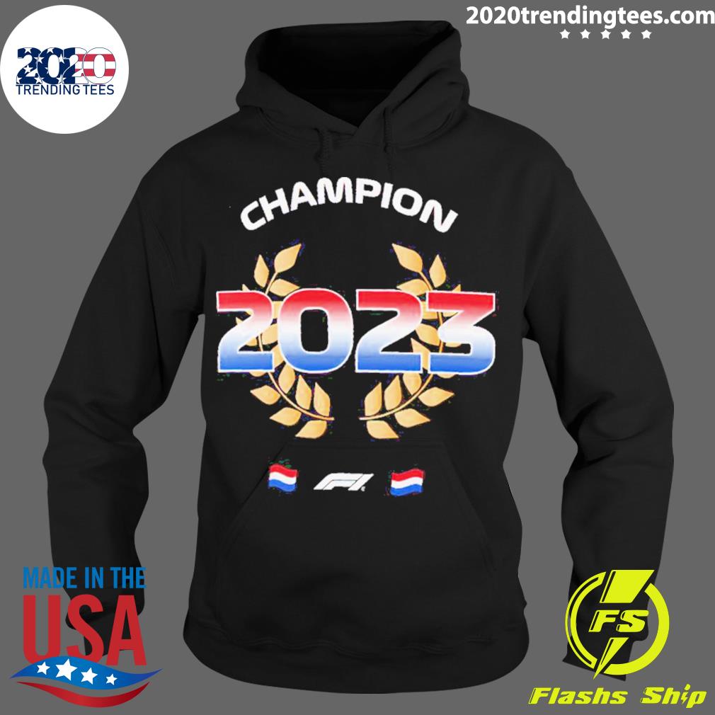 Official max Verstappen 2023 F1 World Drivers' - Adult & Kids T-Shirts, Sweatshirts & Hoodies apparel design preview 2