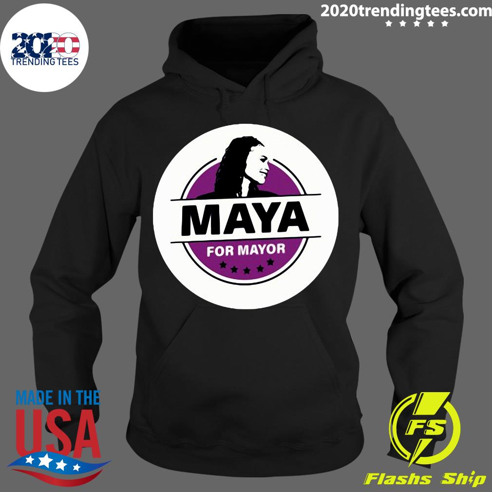 Official Maya For Mayor - Adult & Kids T-Shirts, Sweatshirts & Hoodies apparel design preview 2