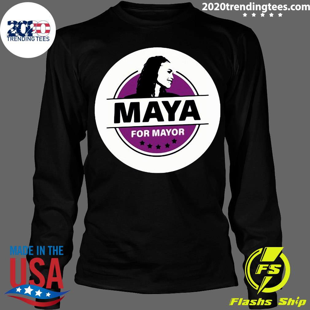 Official Maya For Mayor - Adult & Kids T-Shirts, Sweatshirts & Hoodies apparel design preview 4