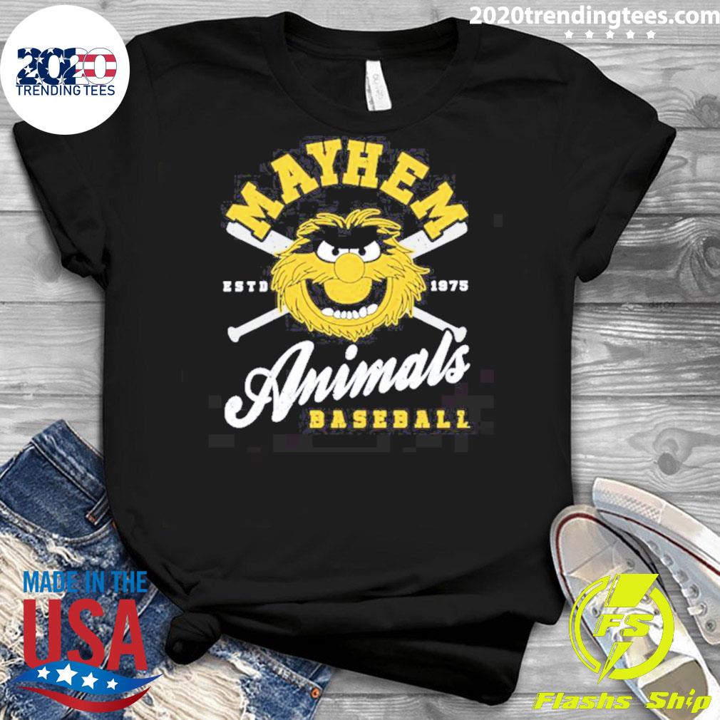 Official mayhem Animals Baseball Estd 1969 - Adult & Kids T-Shirts, Sweatshirts & Hoodies apparel design preview 3