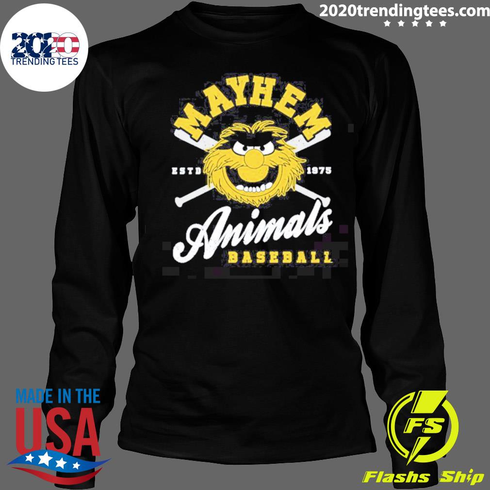 Official mayhem Animals Baseball Estd 1969 - Adult & Kids T-Shirts, Sweatshirts & Hoodies apparel design preview 4