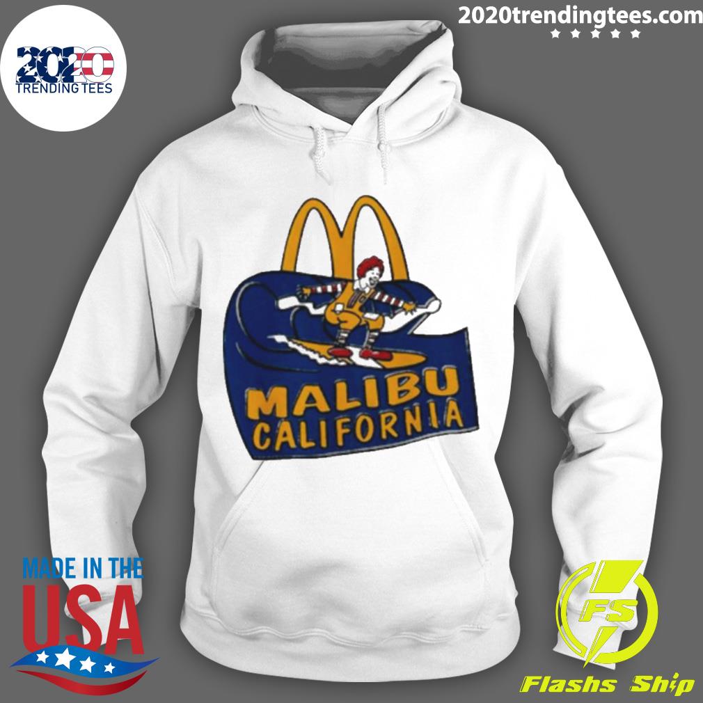 Official mcDonald's Malibu California - Adult & Kids T-Shirts, Sweatshirts & Hoodies apparel design preview 2