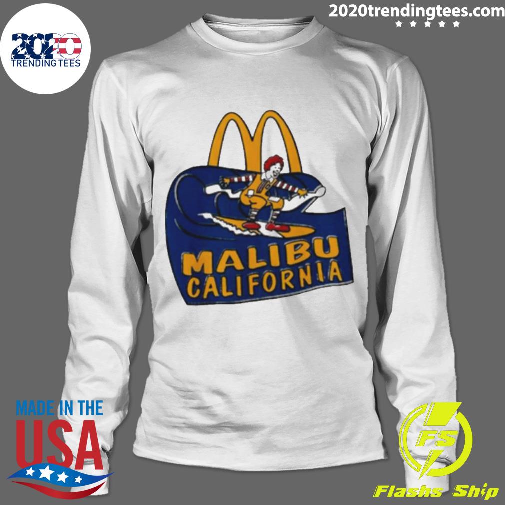 Official mcDonald's Malibu California - Adult & Kids T-Shirts, Sweatshirts & Hoodies apparel design preview 4