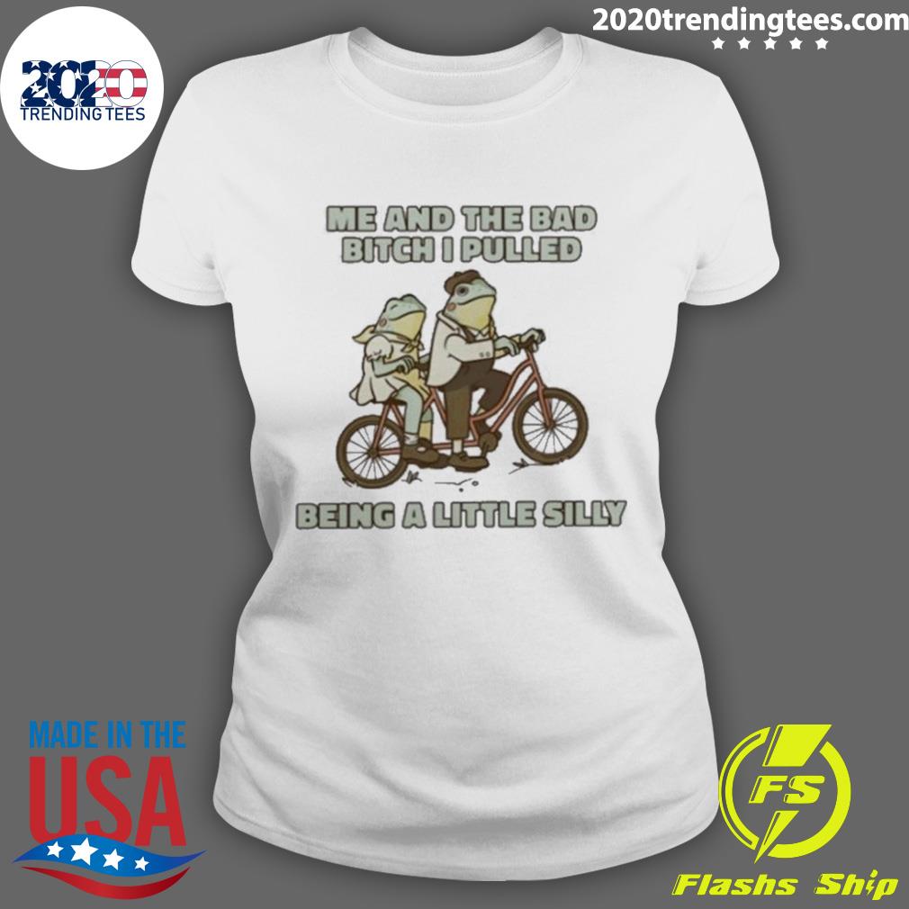 Official me And The Bad Bitch I Pulled Being A Little - Adult & Kids T-Shirts, Sweatshirts & Hoodies apparel design preview 3