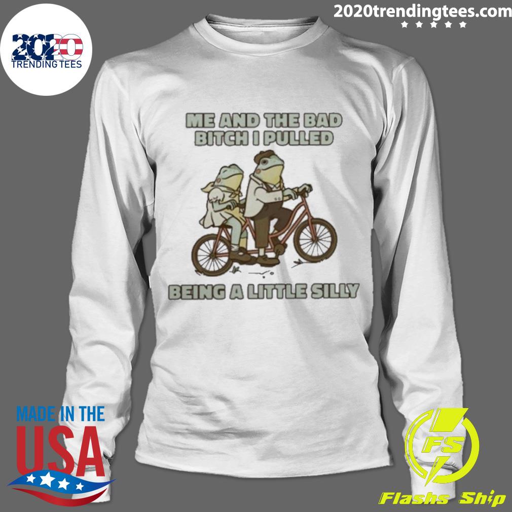 Official me And The Bad Bitch I Pulled Being A Little - Adult & Kids T-Shirts, Sweatshirts & Hoodies apparel design preview 4