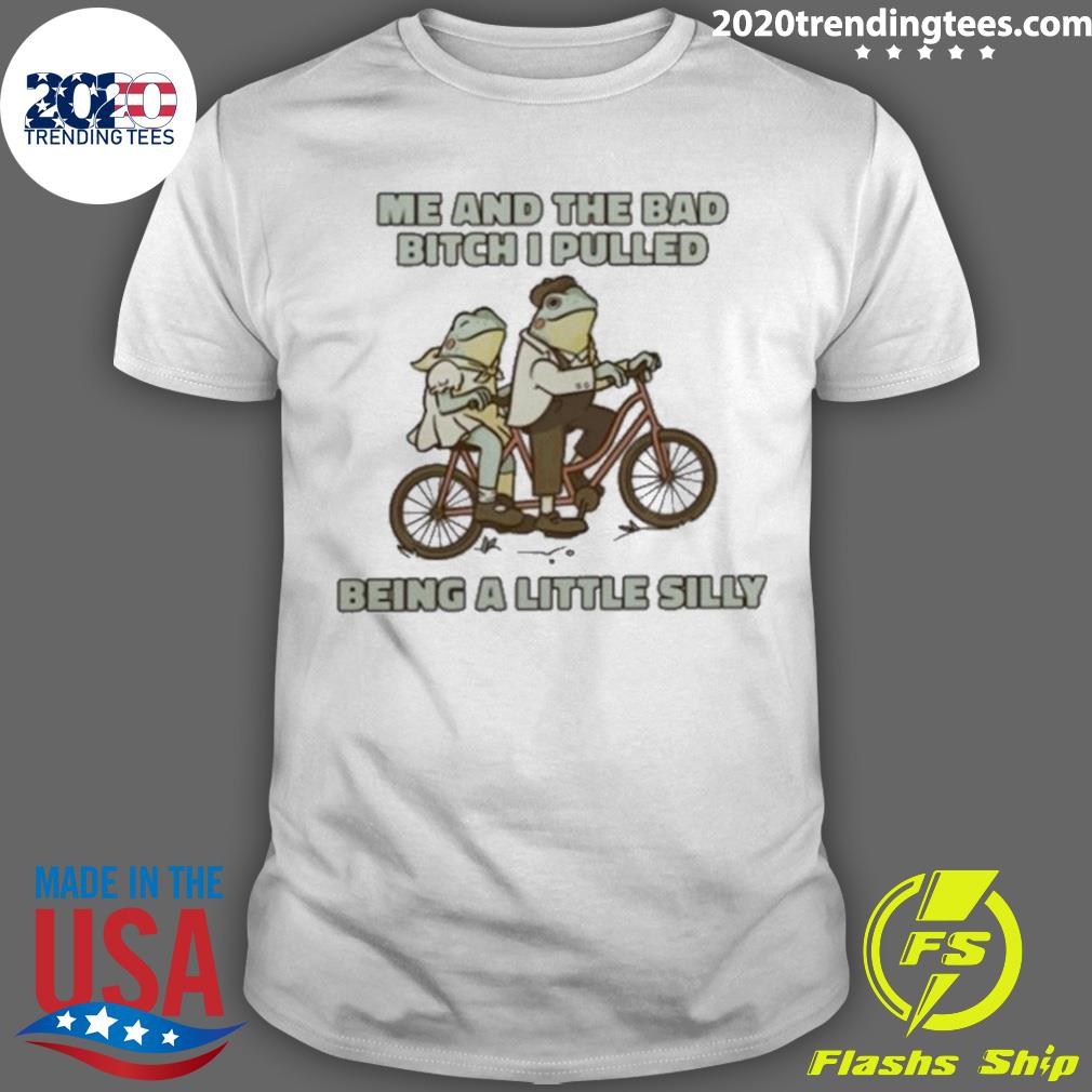 Official me And The Bad Bitch I Pulled Being A Little - Adult & Kids T-Shirts, Sweatshirts & Hoodies apparel design preview 1