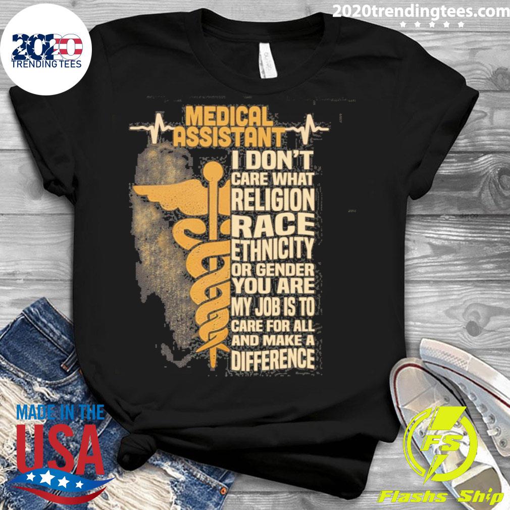 Official medical assistant i don't care what religion - Adult & Kids T-Shirts, Sweatshirts & Hoodies apparel design preview 3