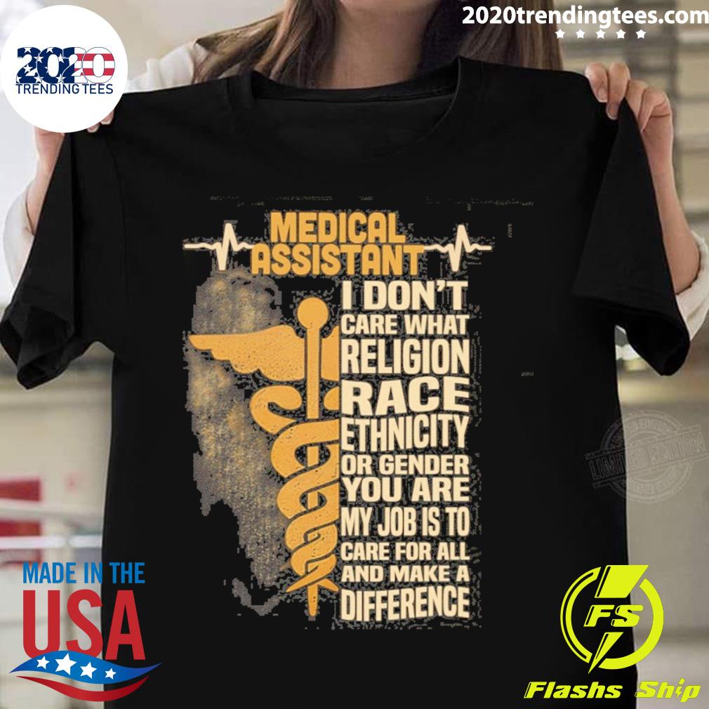 Official medical assistant i don't care what religion - Adult & Kids T-Shirts, Sweatshirts & Hoodies apparel design preview 1
