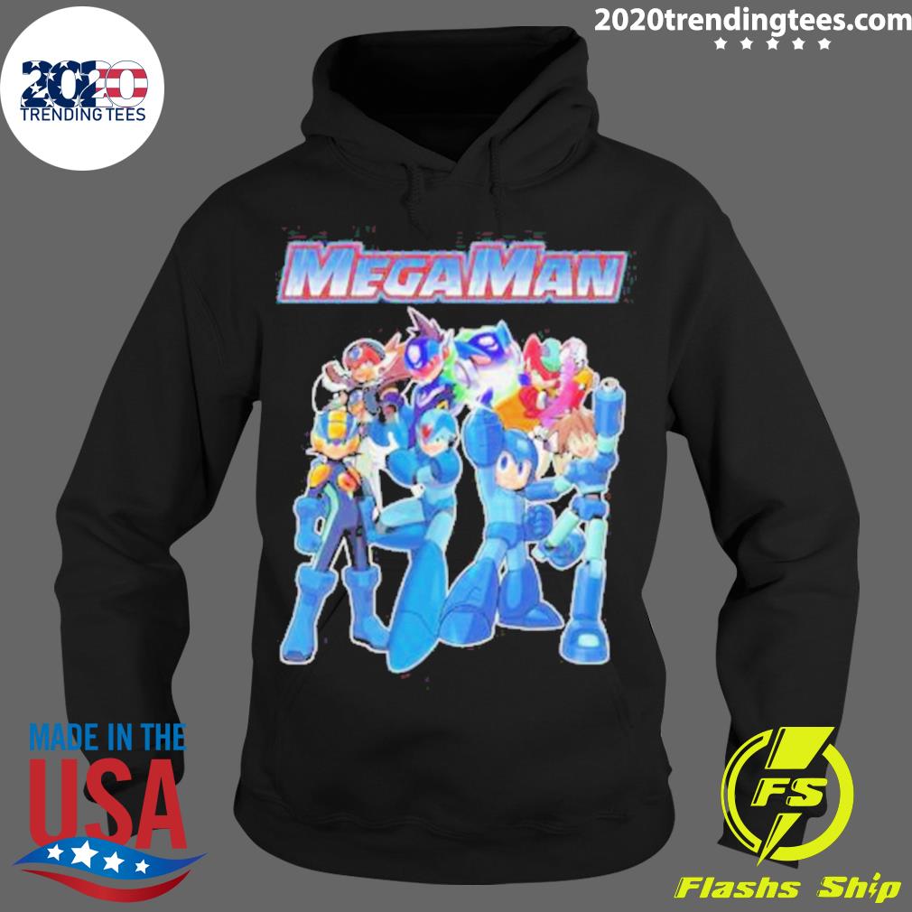 Official mega Man Characters 2023 - Adult & Kids T-Shirts, Sweatshirts & Hoodies apparel design preview 2