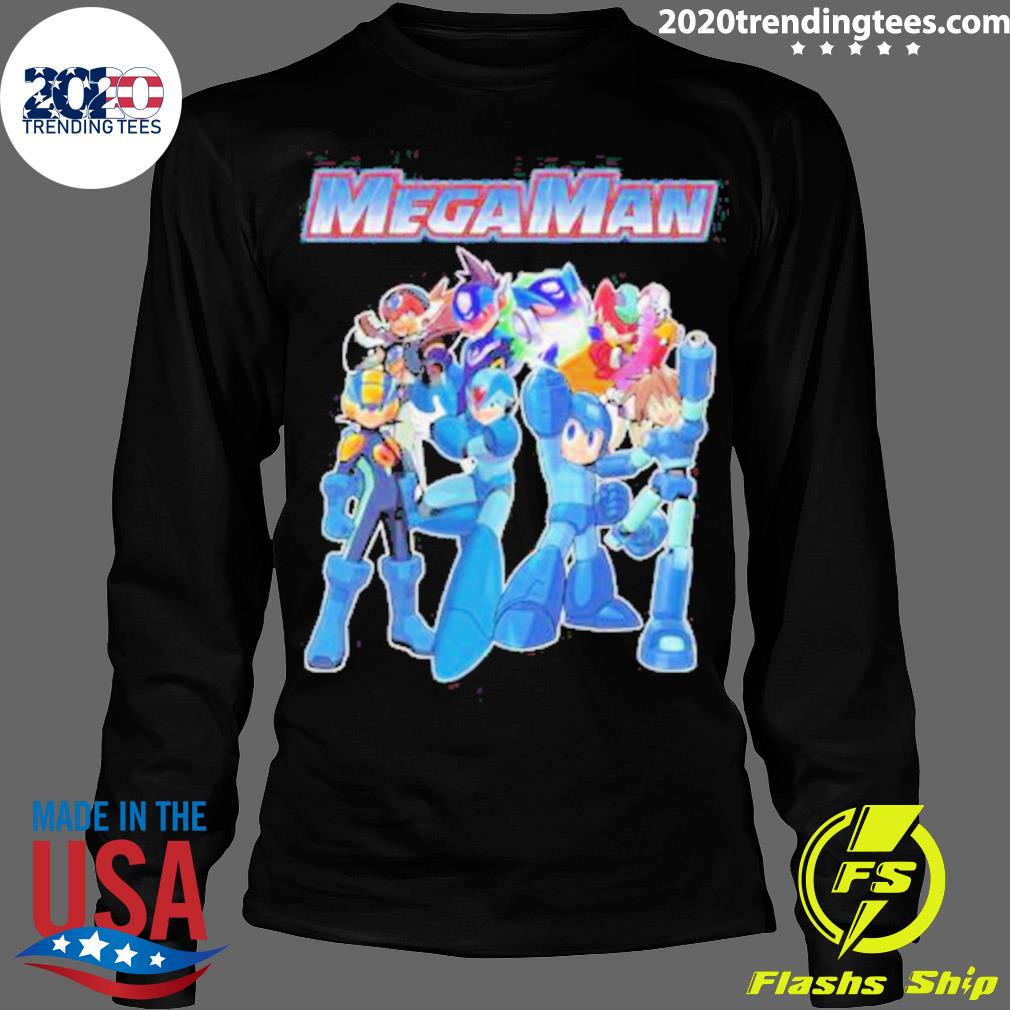 Official mega Man Characters 2023 - Adult & Kids T-Shirts, Sweatshirts & Hoodies apparel design preview 4
