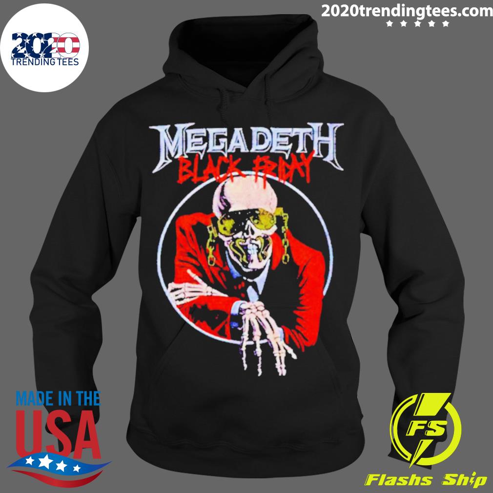 Official megadeth Black Friday - Adult & Kids T-Shirts, Sweatshirts & Hoodies apparel design preview 2