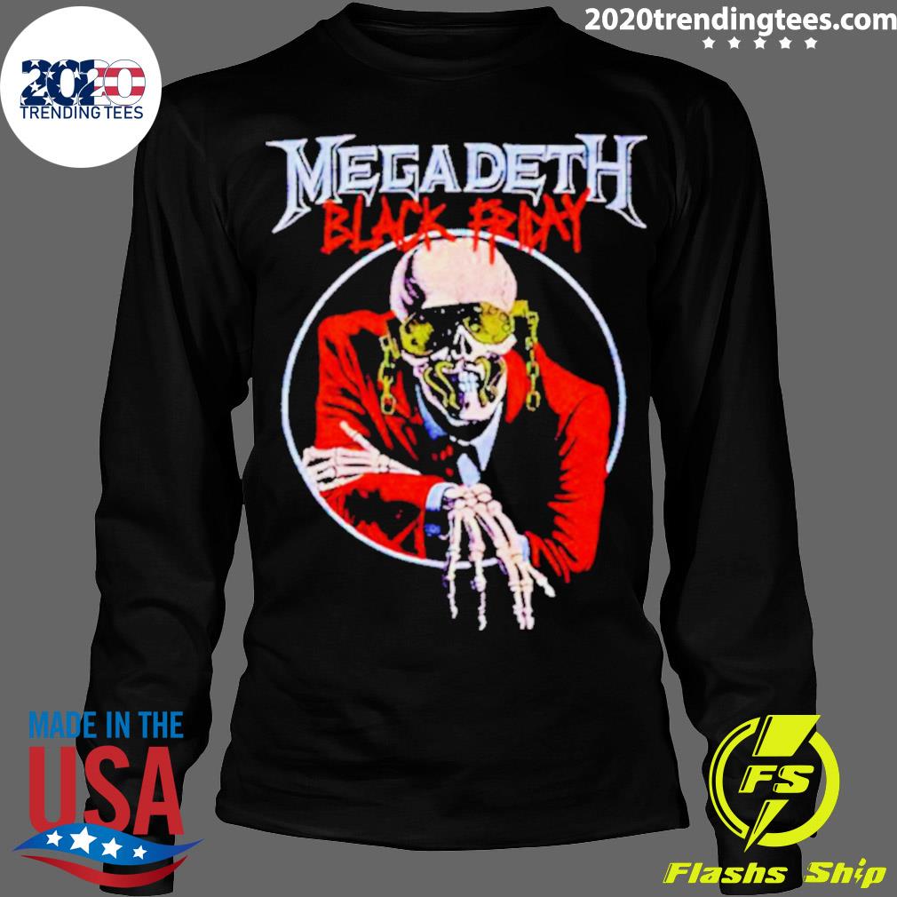 Official megadeth Black Friday - Adult & Kids T-Shirts, Sweatshirts & Hoodies apparel design preview 4