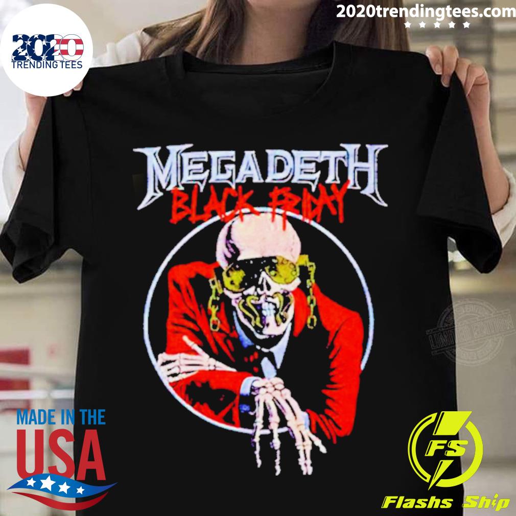 Official megadeth Black Friday - Adult & Kids T-Shirts, Sweatshirts & Hoodies apparel design preview 1