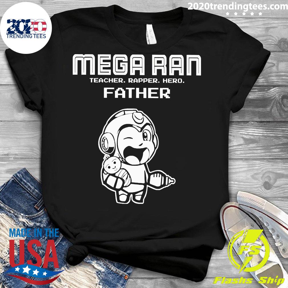Official Megaran Teacher Rapper Hero Father - Adult & Kids T-Shirts, Sweatshirts & Hoodies apparel design preview 3