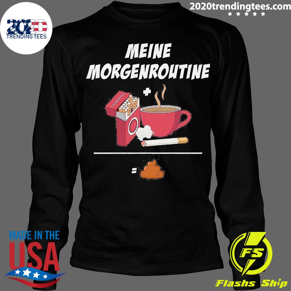 Official Meine Morgenroutine - Adult & Kids T-Shirts, Sweatshirts & Hoodies apparel design preview 4