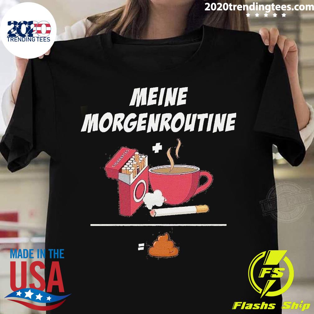 Official Meine Morgenroutine - Adult & Kids T-Shirts, Sweatshirts & Hoodies apparel design preview 1