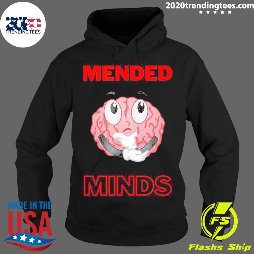 Official mended Minds Brain - Adult & Kids T-Shirts, Sweatshirts & Hoodies apparel design preview 2