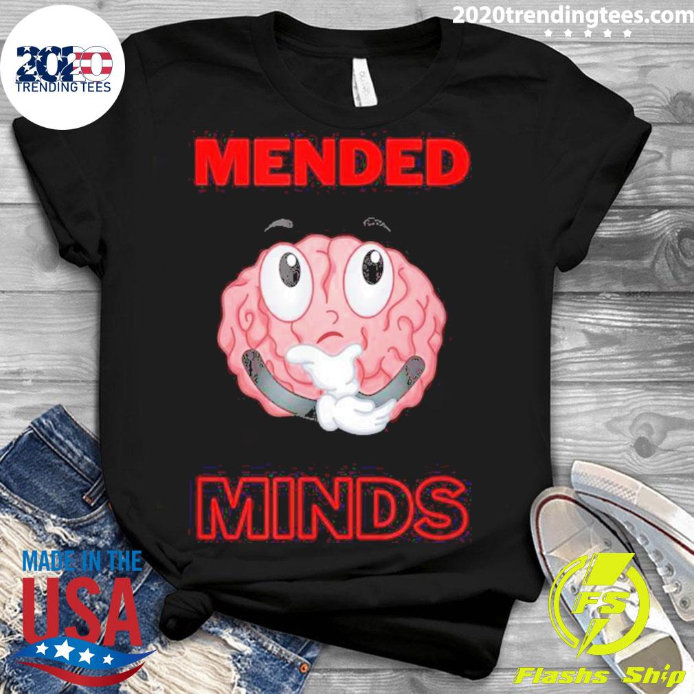 Official mended Minds Brain - Adult & Kids T-Shirts, Sweatshirts & Hoodies apparel design preview 3
