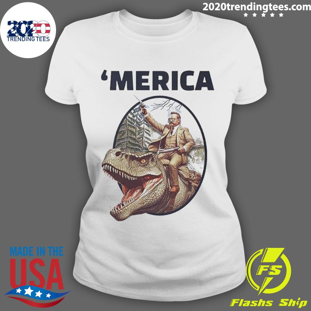 Official merica Rex - Adult & Kids T-Shirts, Sweatshirts & Hoodies apparel design preview 3