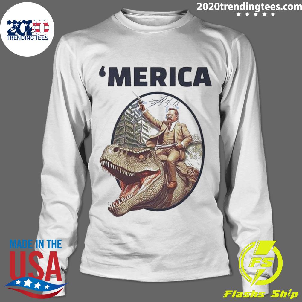 Official merica Rex - Adult & Kids T-Shirts, Sweatshirts & Hoodies apparel design preview 4