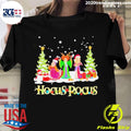 Official merry Christmas Hocus Pocus Light Snow - Adult & Kids T-Shirts, Sweatshirts & Hoodies apparel design preview 1