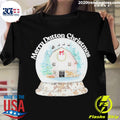 Official merry Dutton Christmas Snow Globe - Adult & Kids T-Shirts, Sweatshirts & Hoodies apparel design preview 1