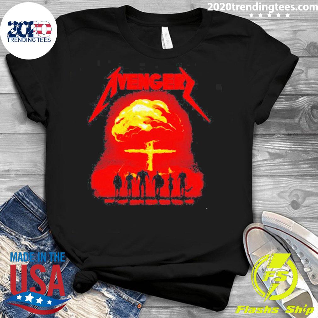 Official metallica 80s Avengers - Adult & Kids T-Shirts, Sweatshirts & Hoodies apparel design preview 3