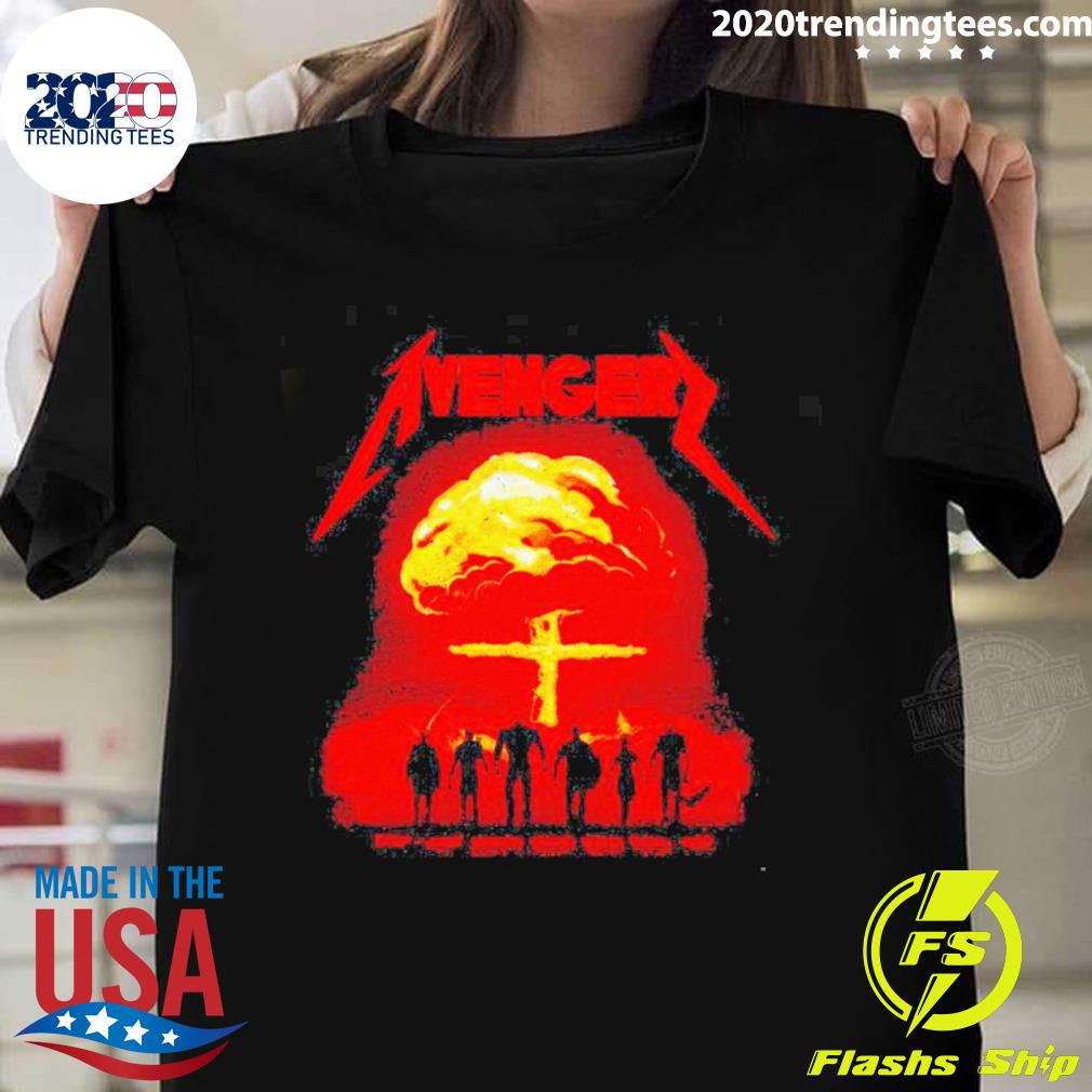 Official metallica 80s Avengers - Adult & Kids T-Shirts, Sweatshirts & Hoodies apparel design preview 1