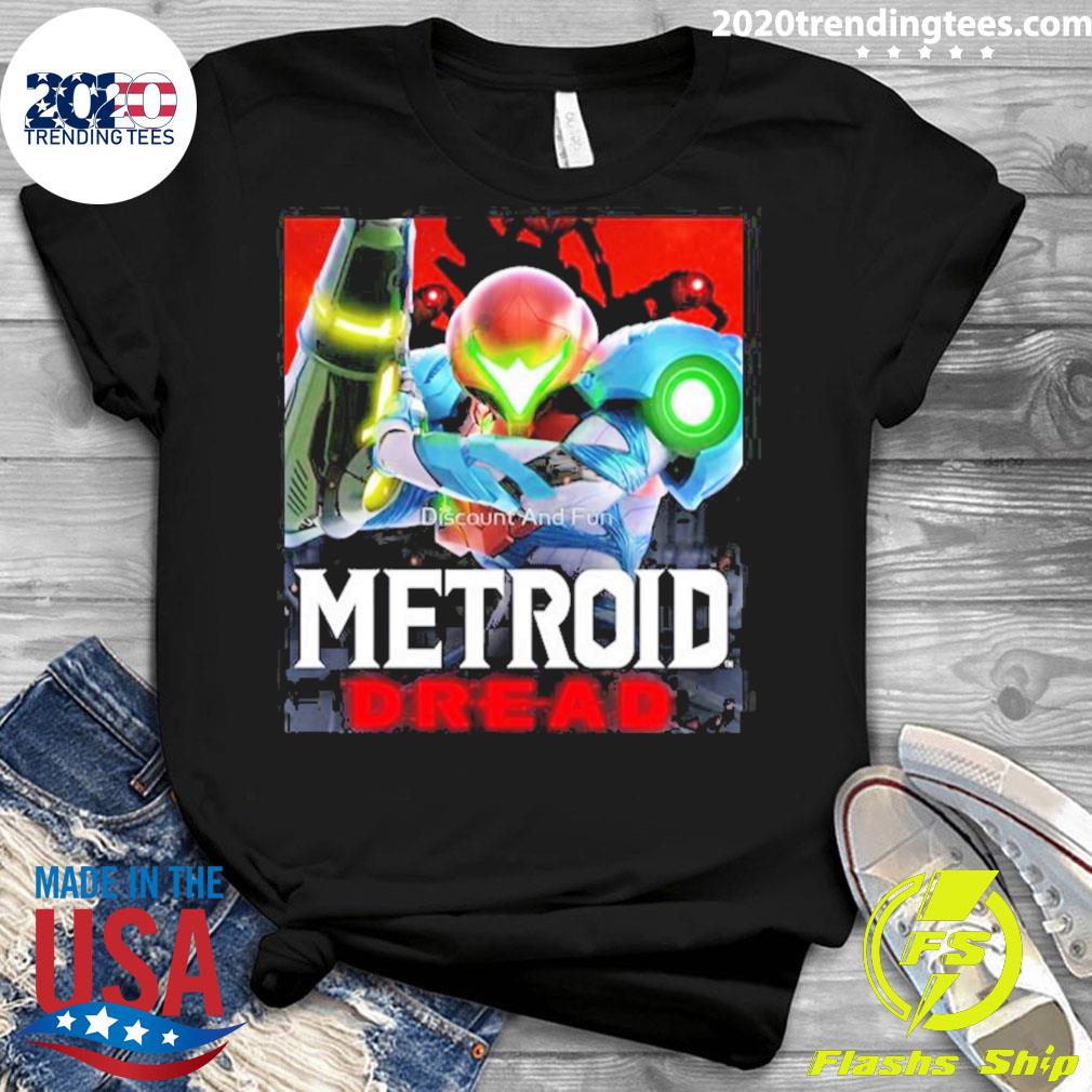 Official metroid Dread Graphic Super - Adult & Kids T-Shirts, Sweatshirts & Hoodies apparel design preview 3