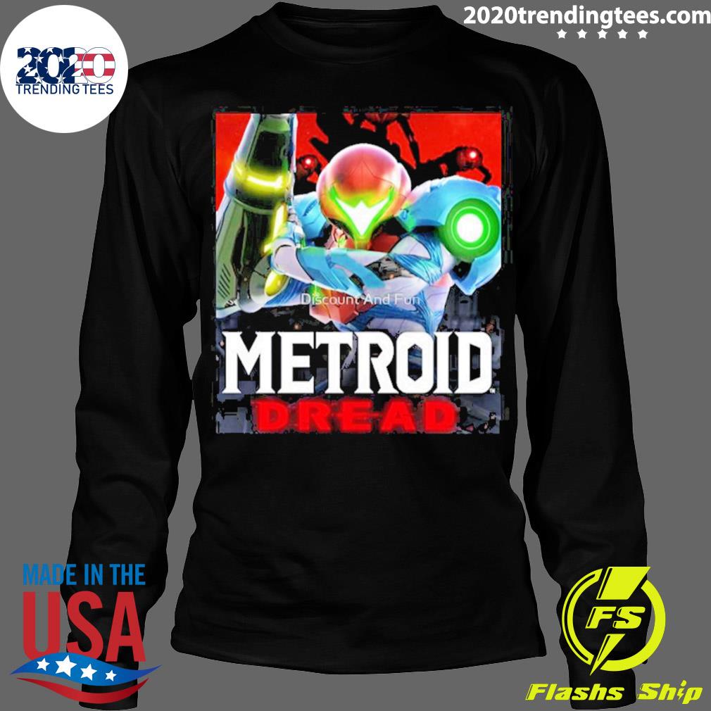 Official metroid Dread Graphic Super - Adult & Kids T-Shirts, Sweatshirts & Hoodies apparel design preview 4