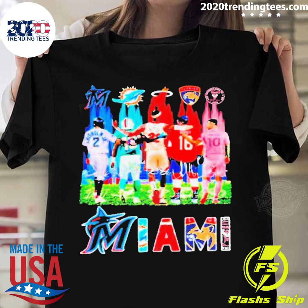 Official miami City Berti, Messi Signature - Adult & Kids T-Shirts, Sweatshirts & Hoodies apparel design preview 1