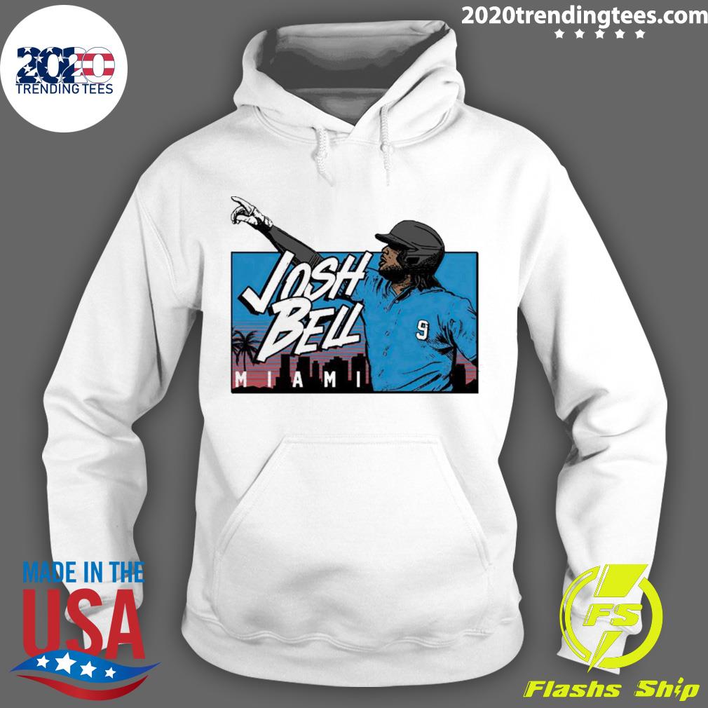Official miami Josh Bell Pointing - Adult & Kids T-Shirts, Sweatshirts & Hoodies apparel design preview 2