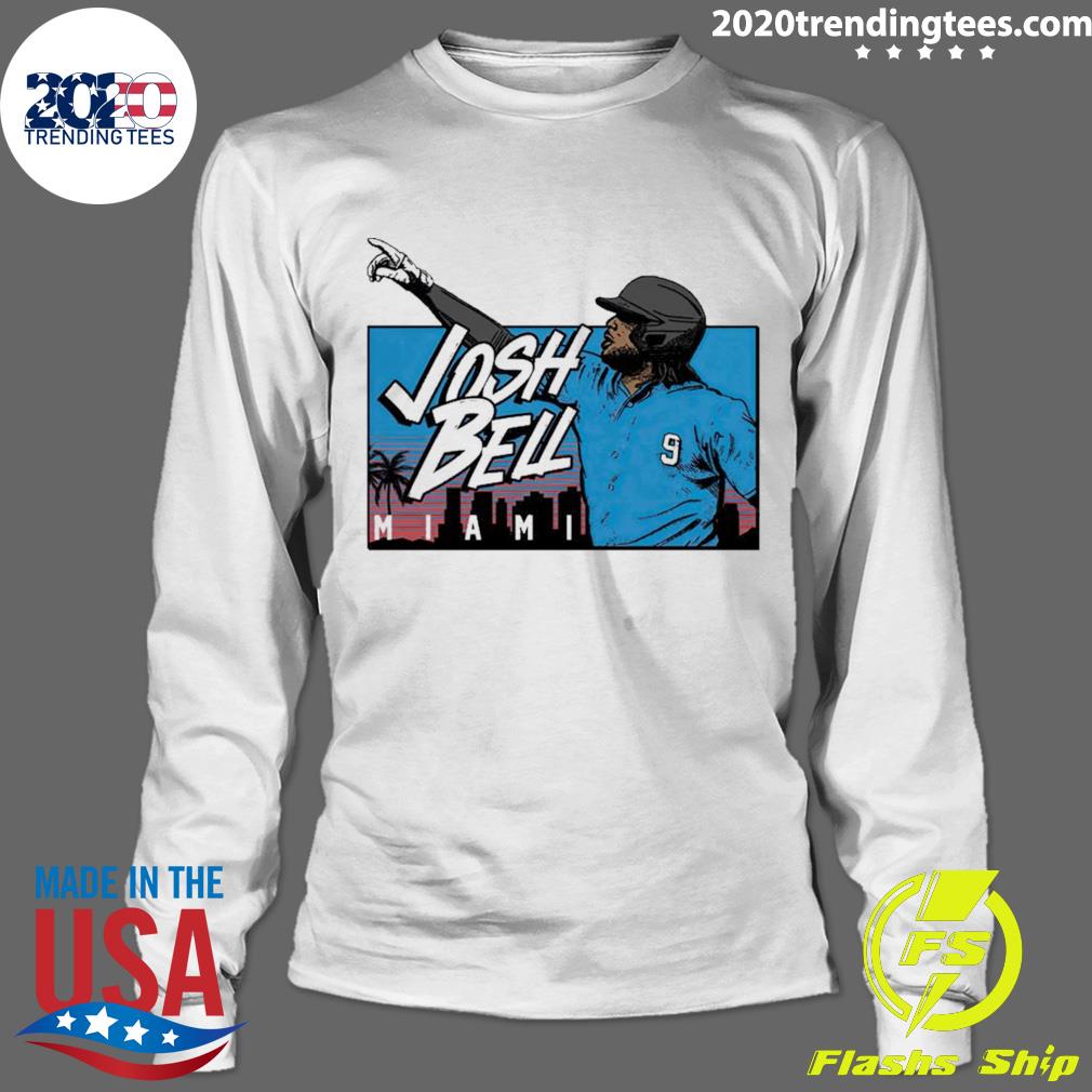 Official miami Josh Bell Pointing - Adult & Kids T-Shirts, Sweatshirts & Hoodies apparel design preview 4