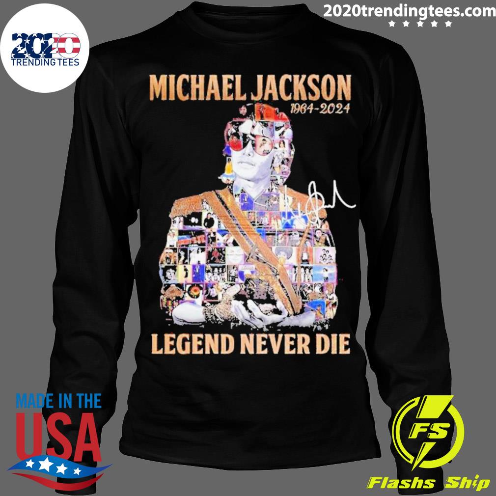 Official michael Jackson 1964-2024 Legend Never Die - Adult & Kids T-Shirts, Sweatshirts & Hoodies apparel design preview 4