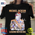 Official michael Jackson 1964-2024 Legend Never Die - Adult & Kids T-Shirts, Sweatshirts & Hoodies apparel design preview 1